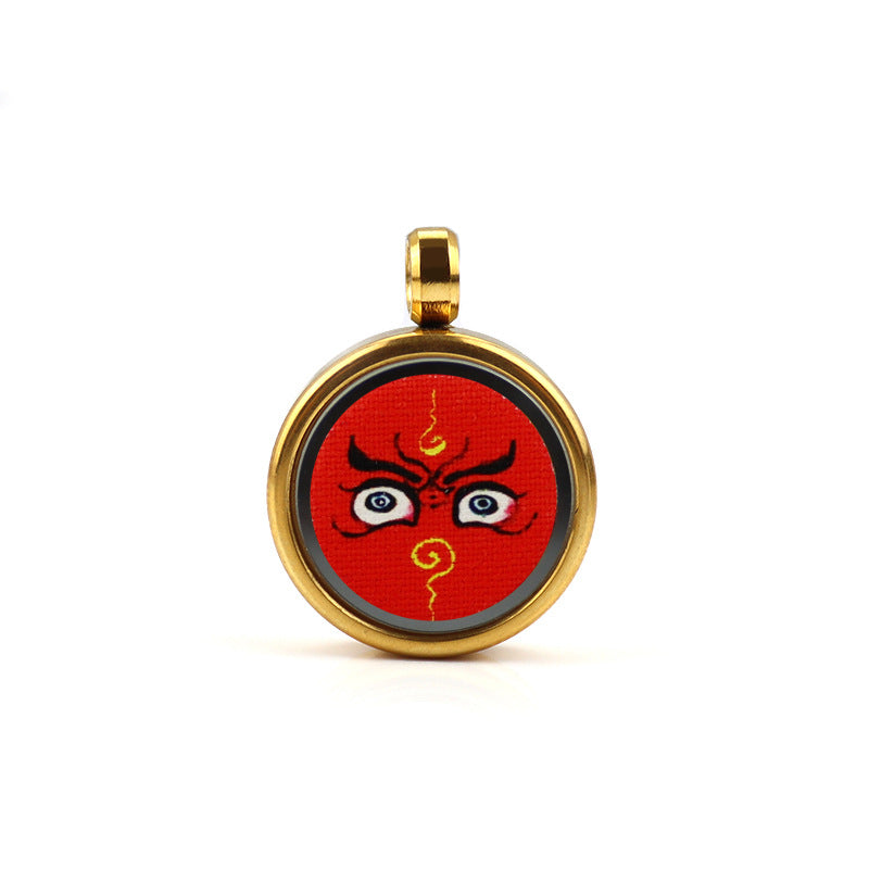 The Buddha Five Gods Wealth Fifth Master Neck Pendants