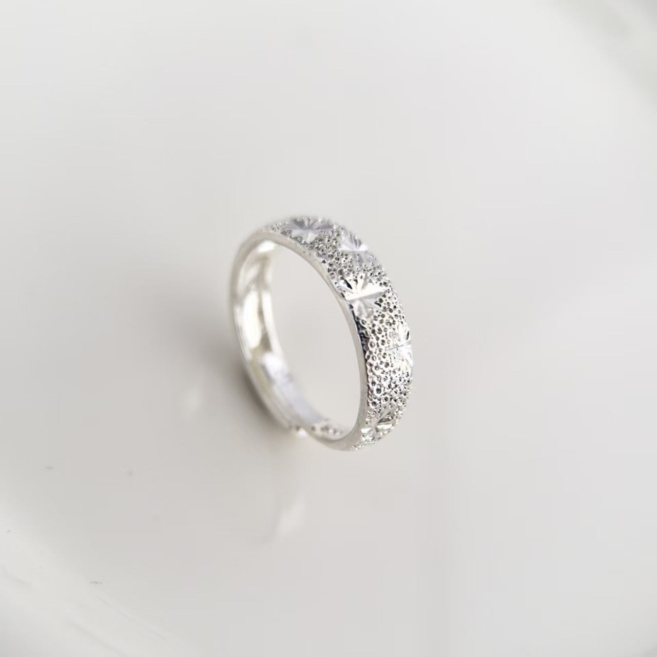 Placer Gold Big Diamond Fortune Full Ring