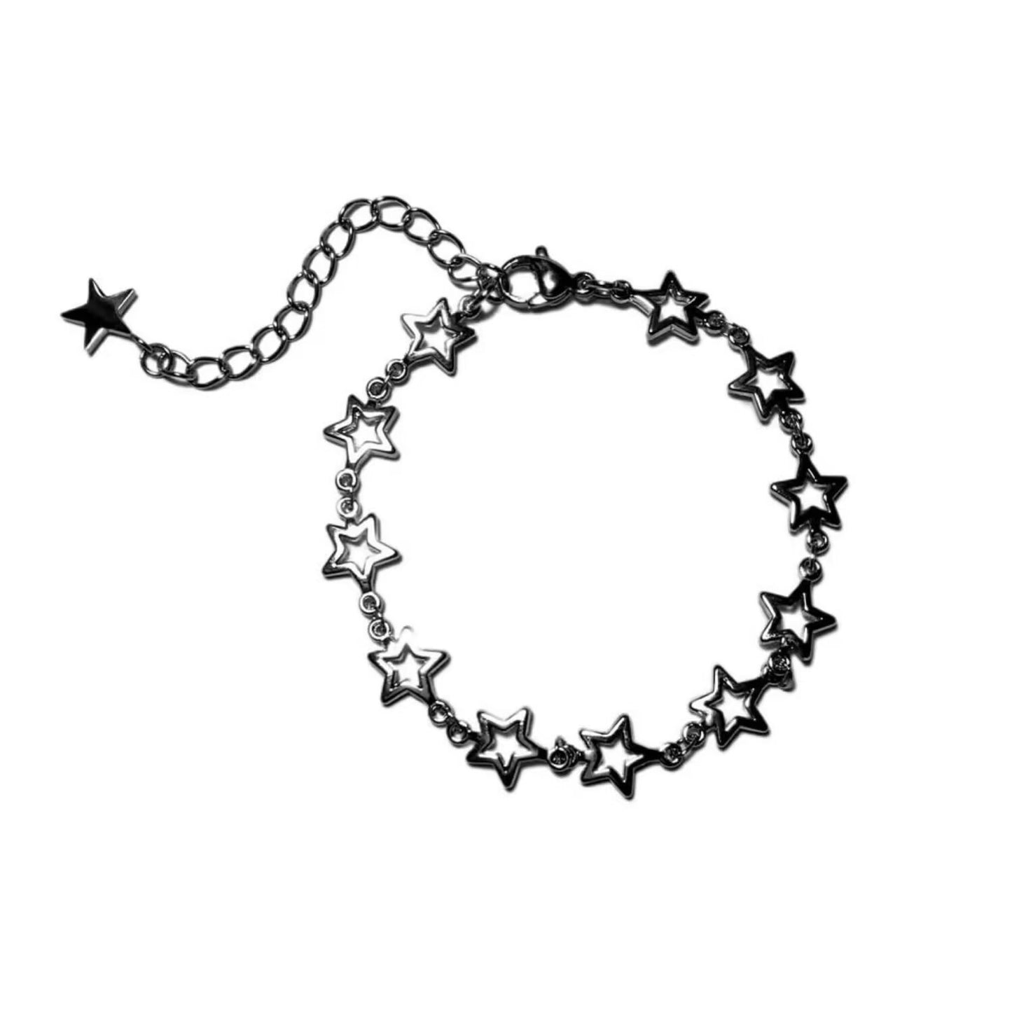 Star Chain Hot Stainless Steel Hollow Pentagram Fashionable Bracelets