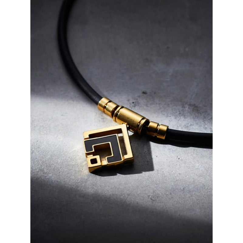 Vertebra Niche Exquisite Energy Loop Stylish Simple Necklaces