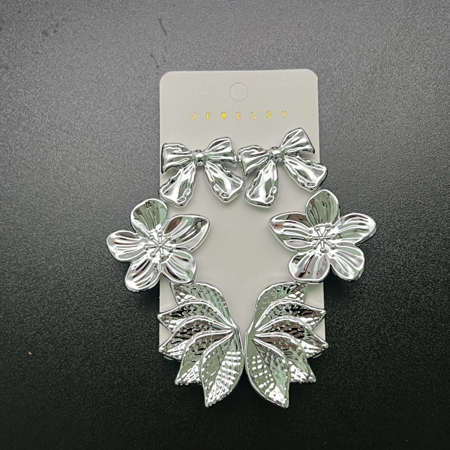 Women's Bow Tie Leaf Suitable For Daily Earrings