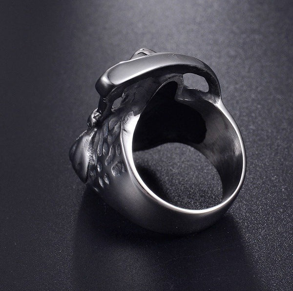 Men's Personality Retro Alloy Death Sickle Domineering Ring