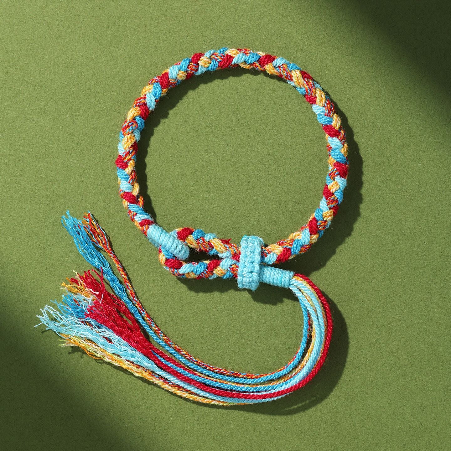 Festival Colorful Rope Ethnic Style Hand-woven Adult Small Sachet Carrying Bracelet