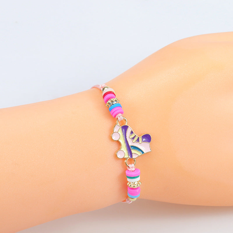 Children's Dinosaur Unicorn Pineapple Rainbow Cartoon Animal Bracelets