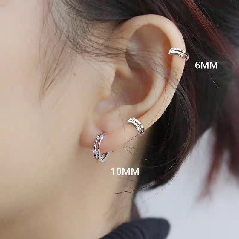 Refined Grace Small Clip High-grade Eardrops Female Sleeping No Need Ear Buckle