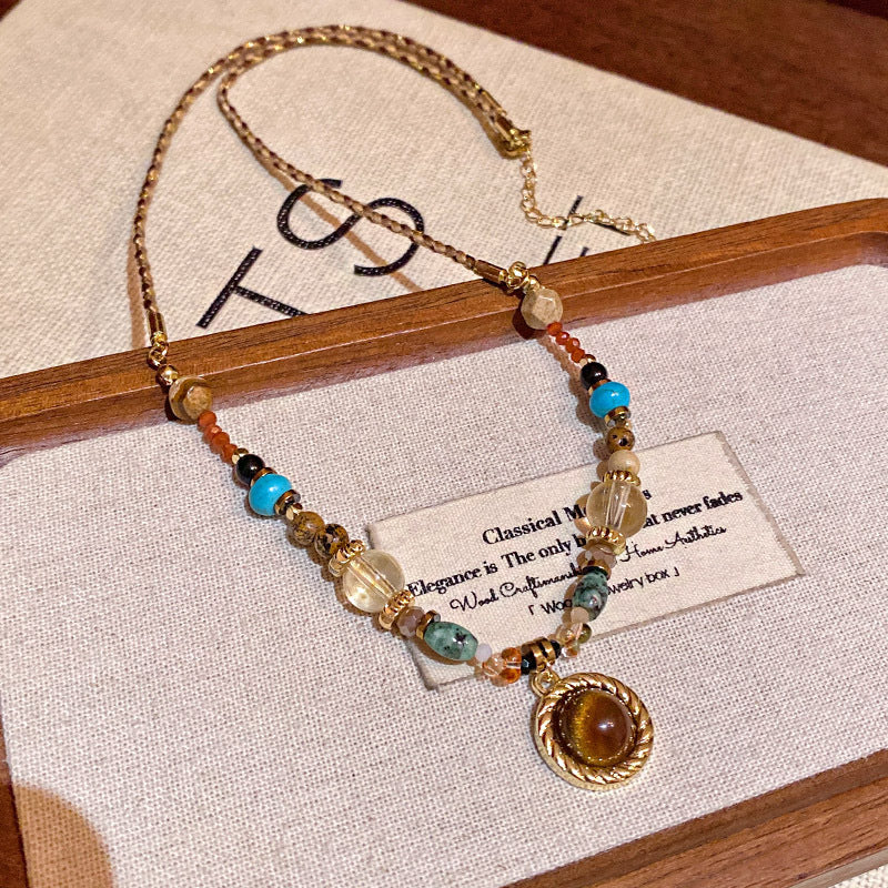 Women's Vintage Ball Beaded For Affordable Luxury Necklace