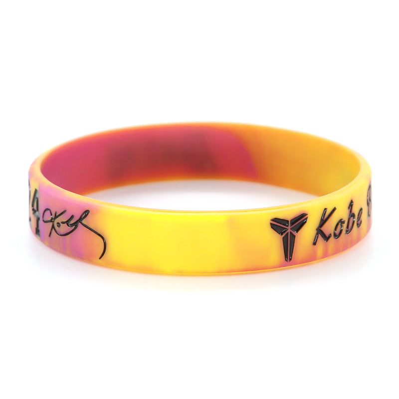 Basketball Silicone Rubber James Curry Harden Durant Bracelet