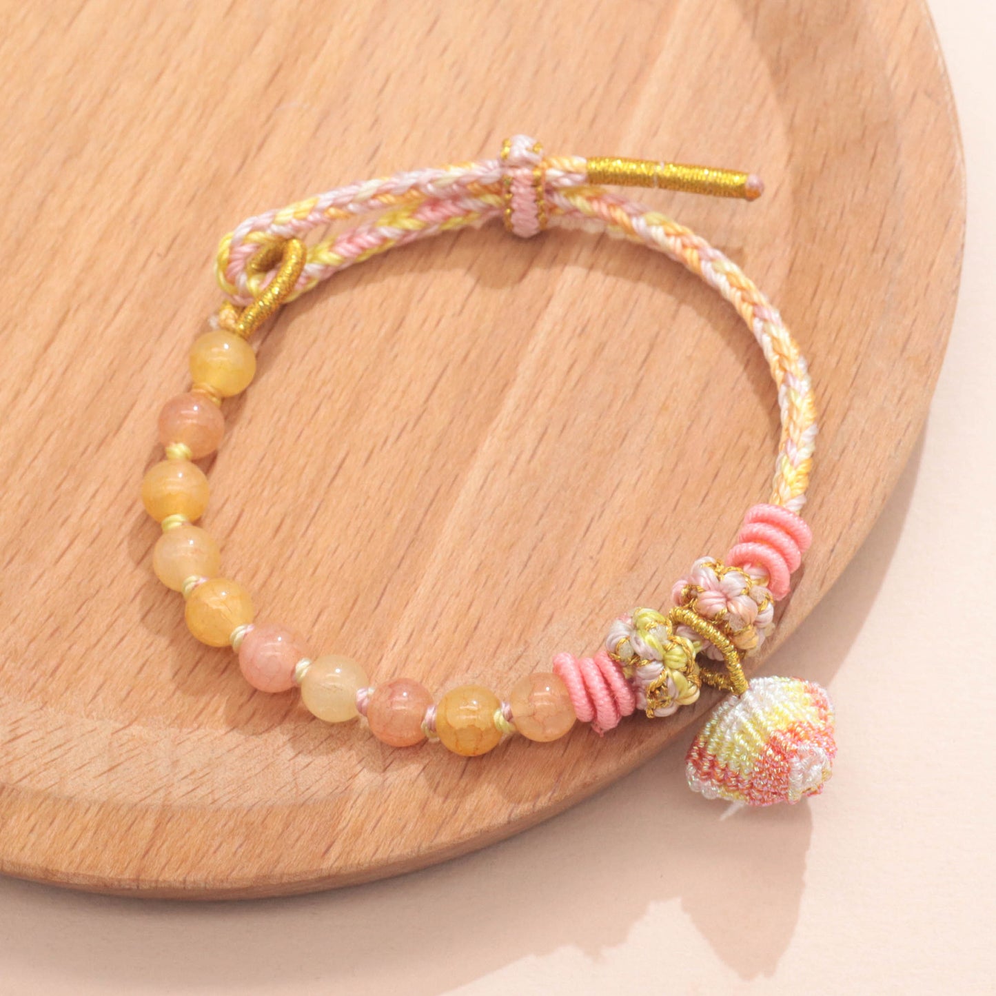 Festival Colorful Rope Carrying Strap Handmade Woven Bracelet