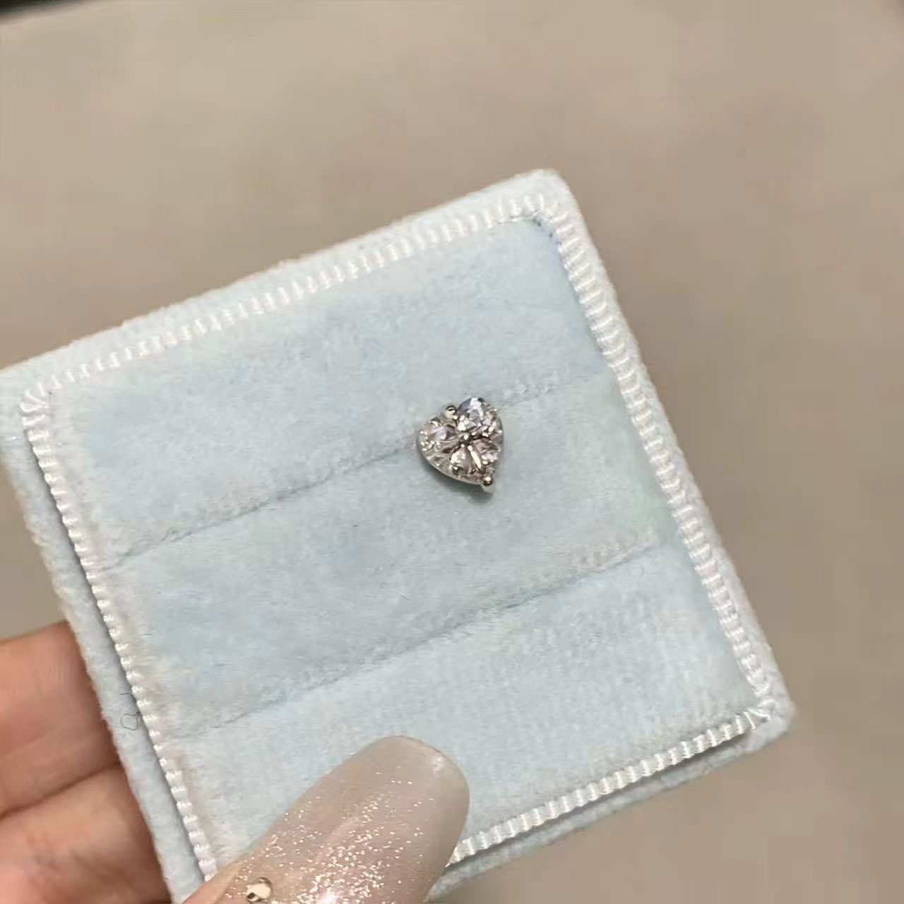 Ear Bone Clip High-grade Atmosphere Full Stud Earrings