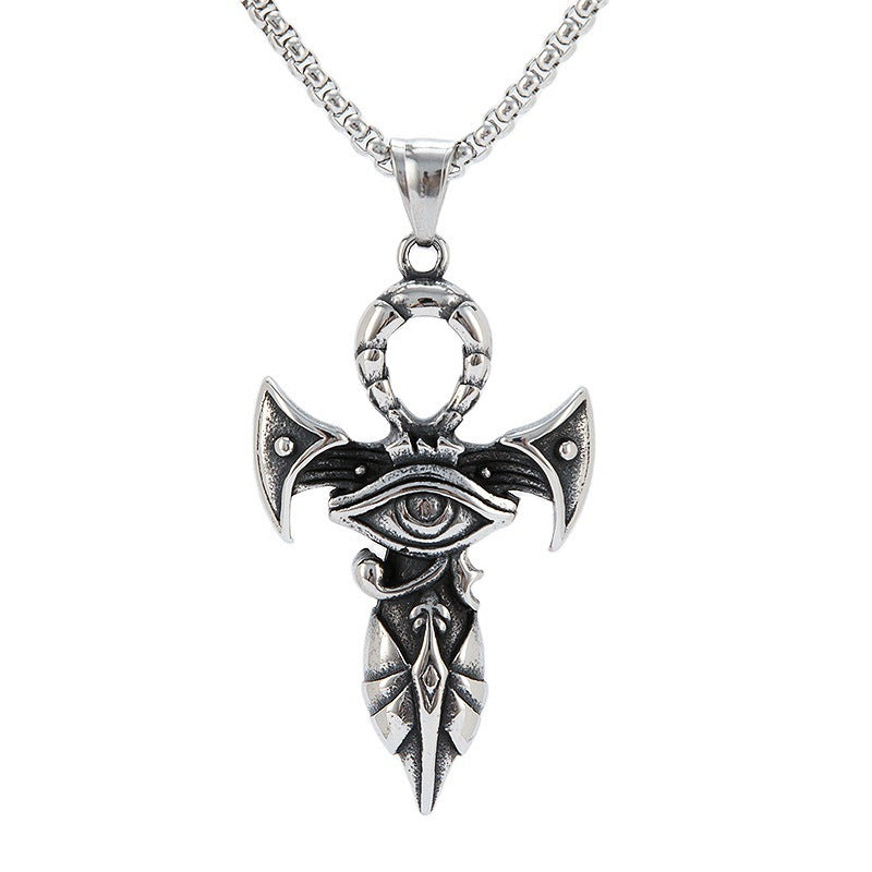 Popular Ornament Vintage Viking Boys Titanium Steel Necklaces