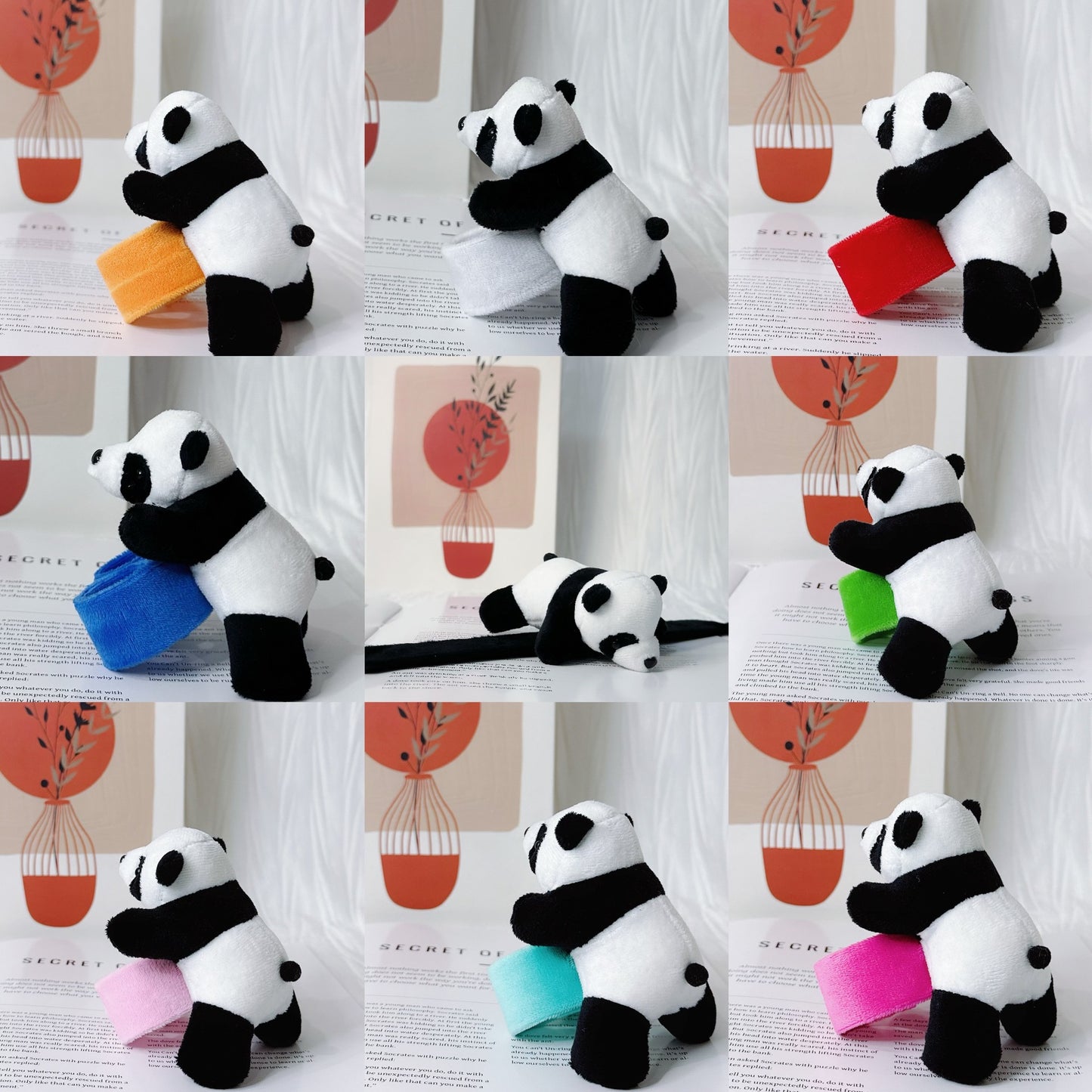 Cute Doll Plush Toys Decorations Sichuan Tourist Souvenir Cartoon Lying Bracelets