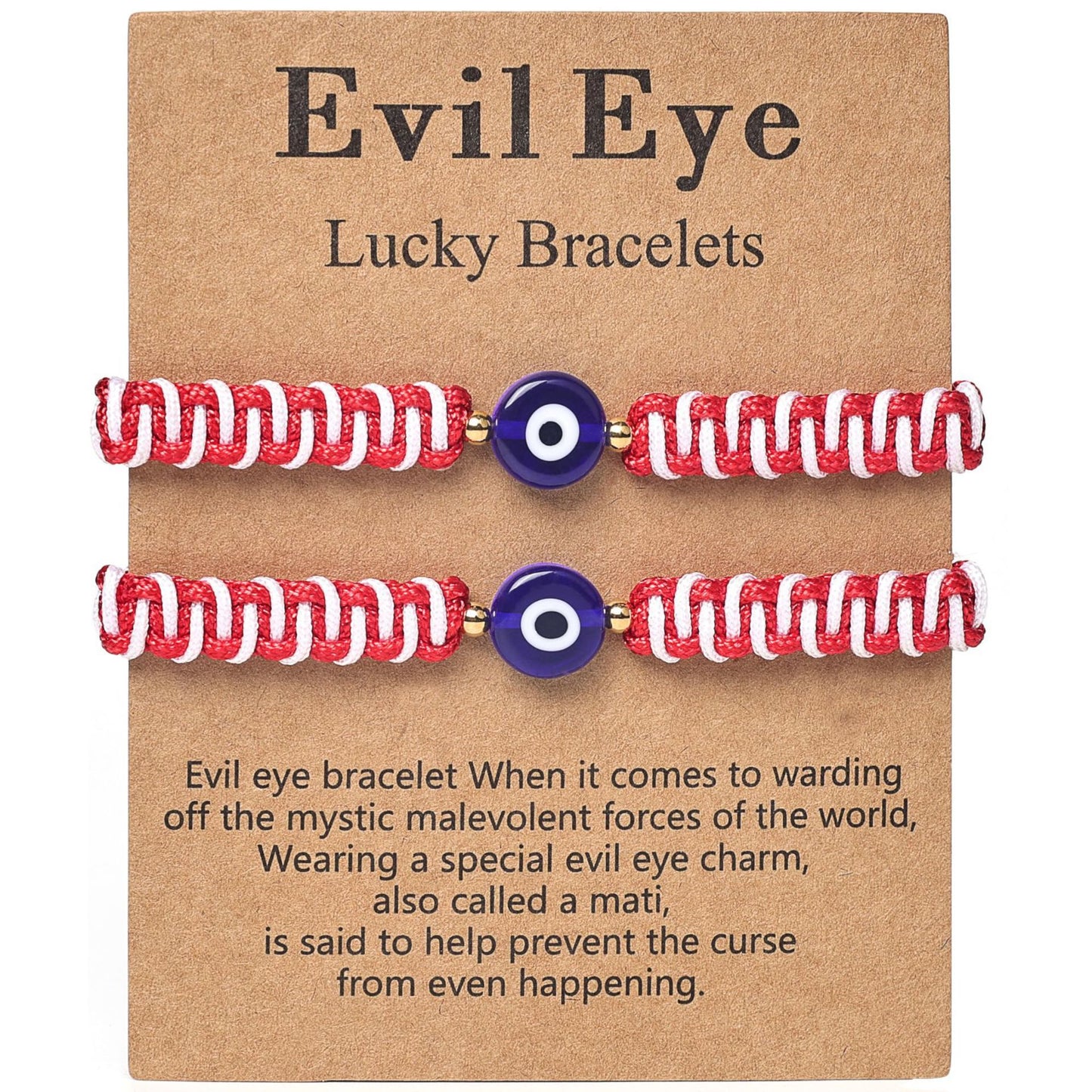Handmade Woven Devil's Eye Jade Thread Fashion Unisex Bracelet