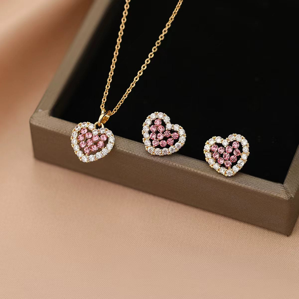 Glamorous Comfortable Two-piece Affordable Luxury Fashion Jewelry Set