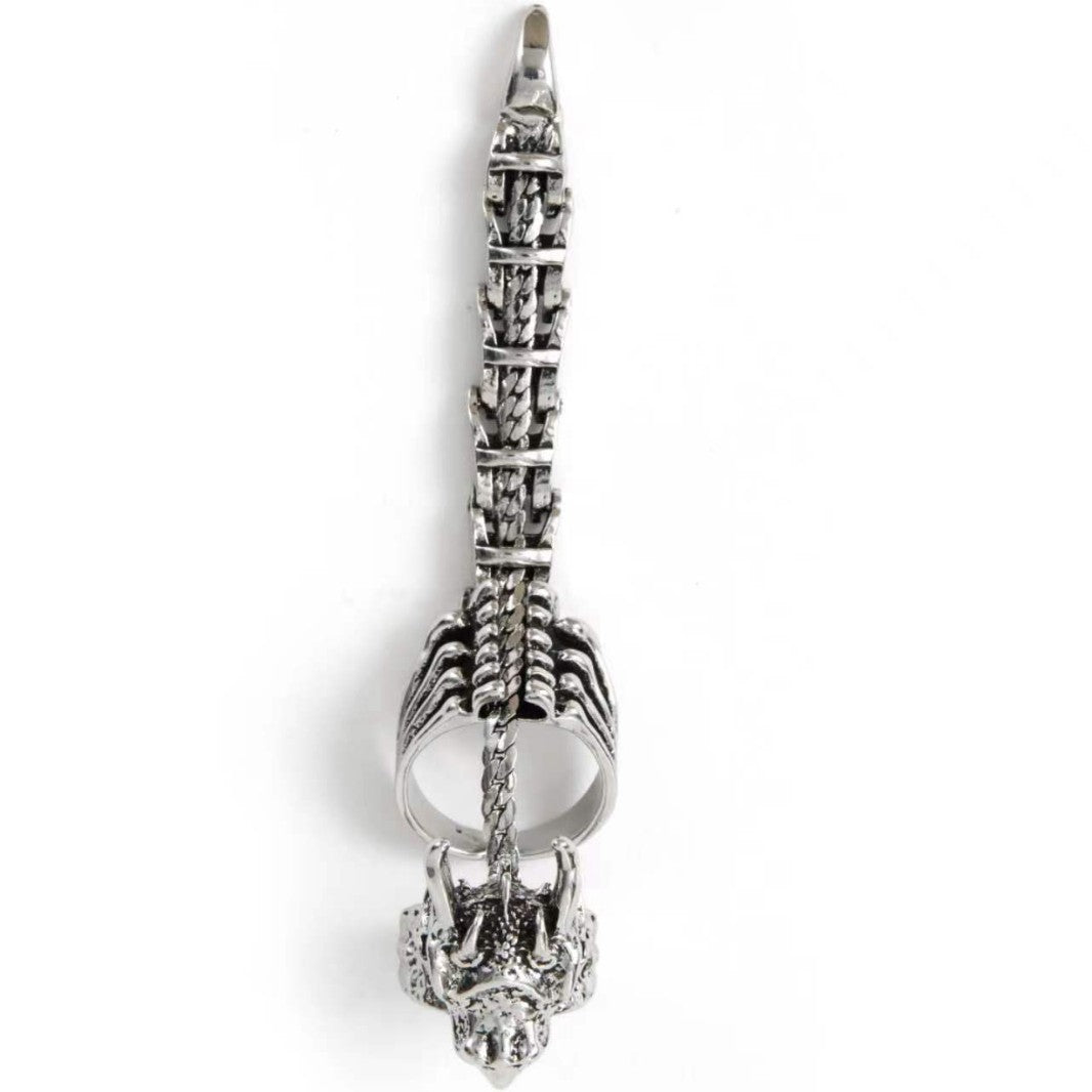 Men's Retro Scorpion Movable Personality Punk Hip Rings