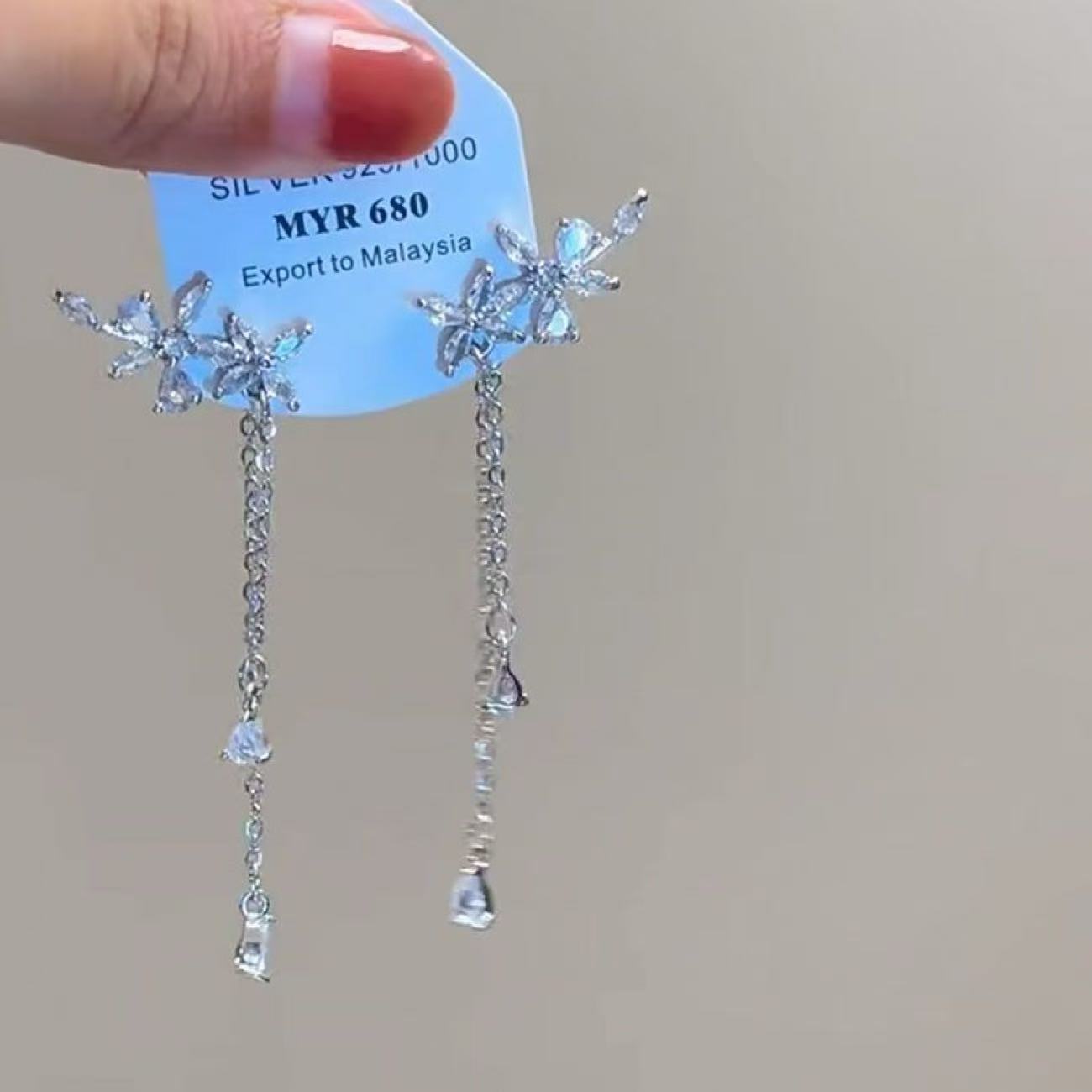 Luxury Pearl Water Drop Niche High Sense Temperament Fashion Earrings