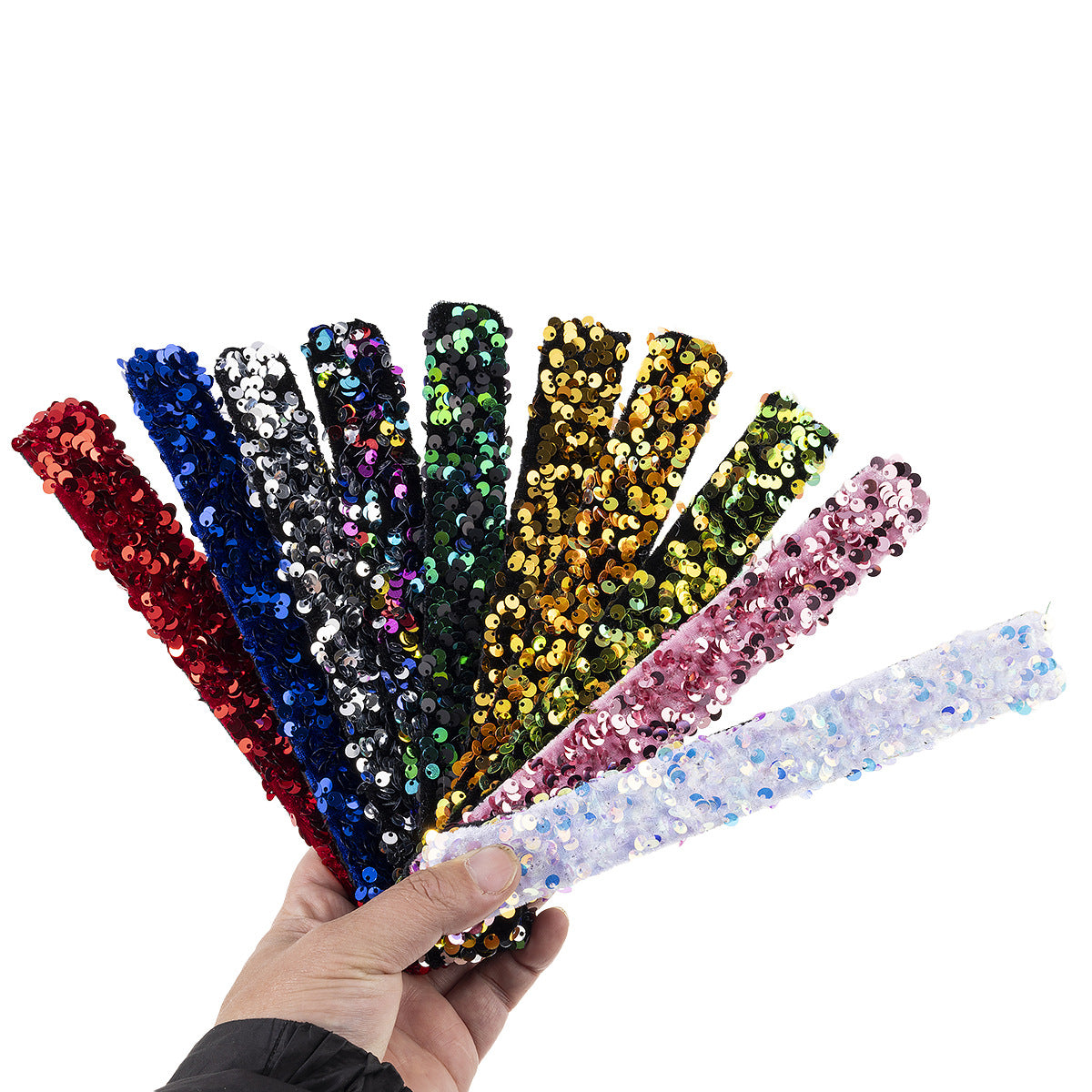 Children's Irregular Sequined Mermaid Pop Wrist Strap Bracelet