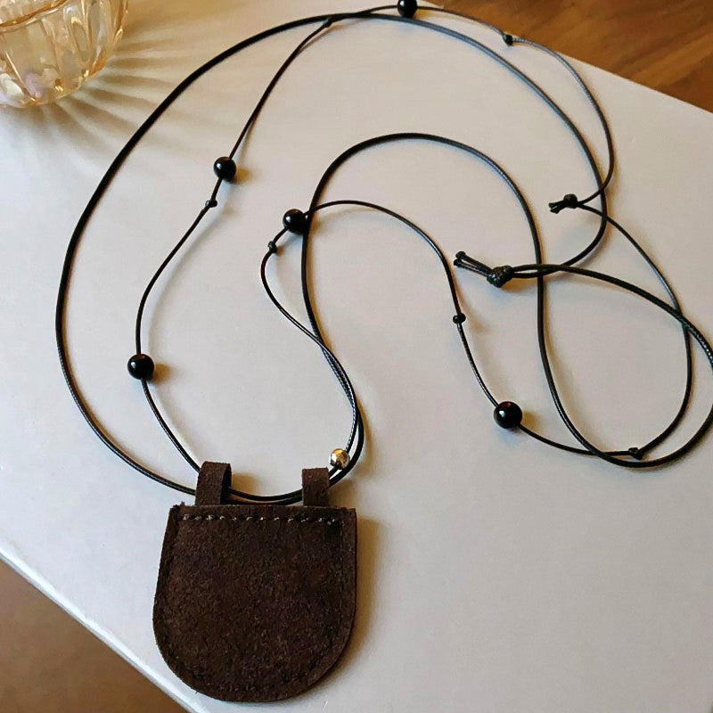 Women's Wear Concave Fashion Accessories Halter Mini Bag Exquisite Design Necklaces