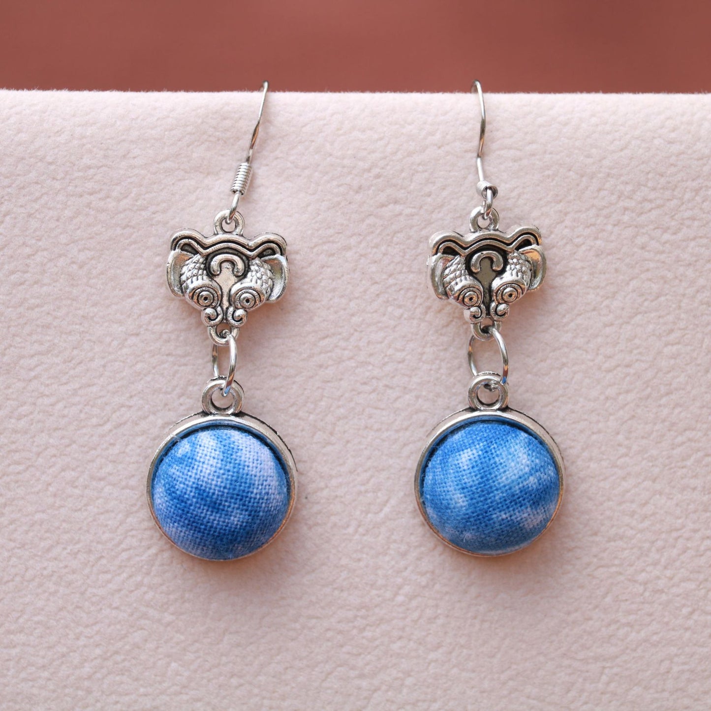 Yunnan Dali Ethnic Style Handmade Fabric Earrings