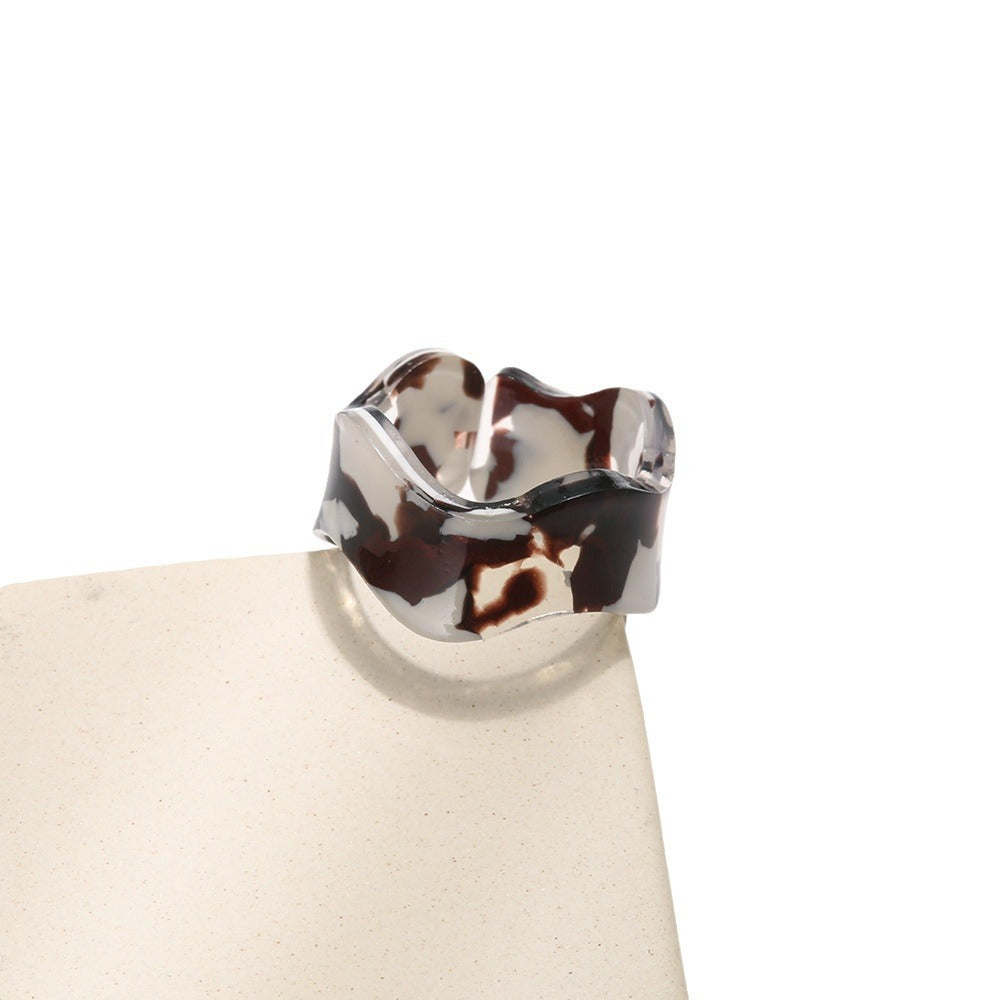 Women's Open Fashion Design Romantic Trendy Couple Rings
