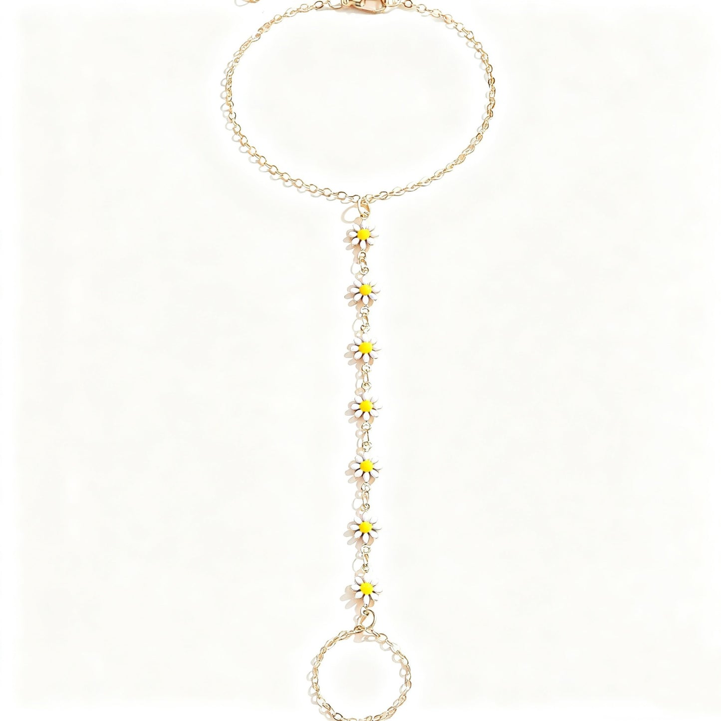 Zircon Square Colorful Diamond Personality Trend Simple Bracelet