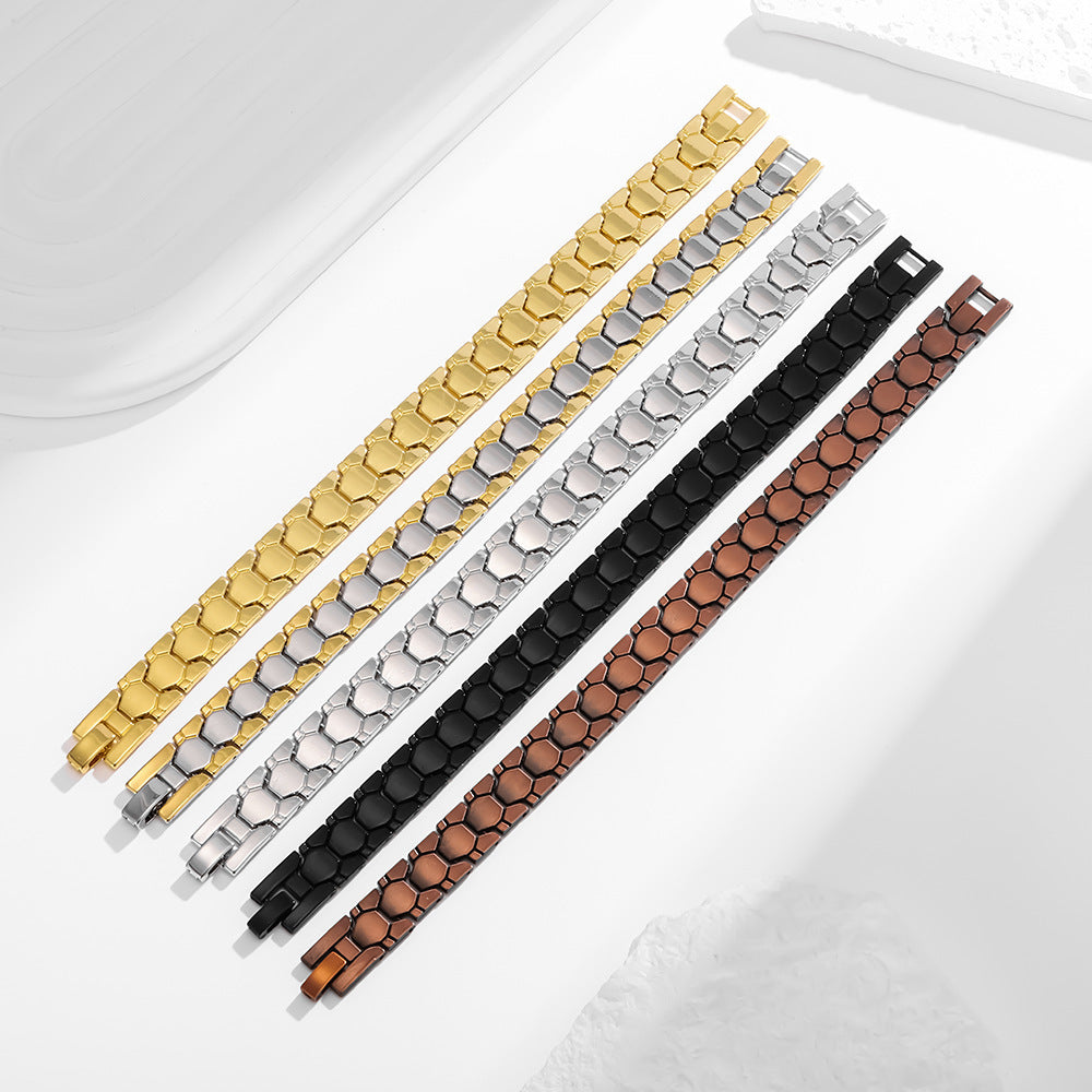 Men's Detachable Magnet Module Couple Magnetic Brace Bracelets