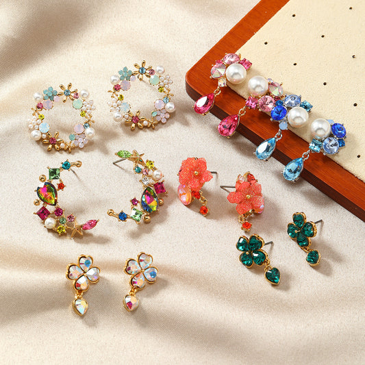 Women's Summer Flower For Niche Design Earrings