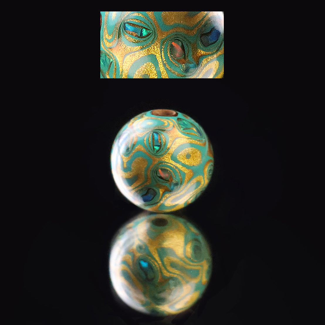 Paint Beads Opal Loose Wooden Beaded Rosewood Embryo Single Bracelets