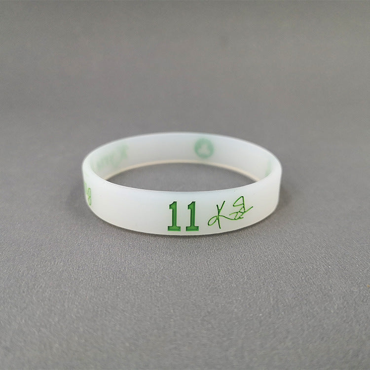 Basketball Kobe James Curry Sports Wristband Custom Luminous Bracelets