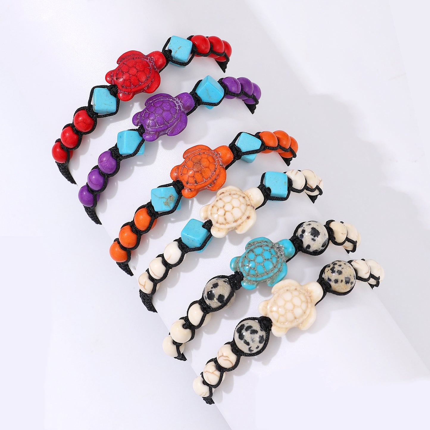 Woven Bohemian Ethnic Style Turquoise Adjustable Bracelet