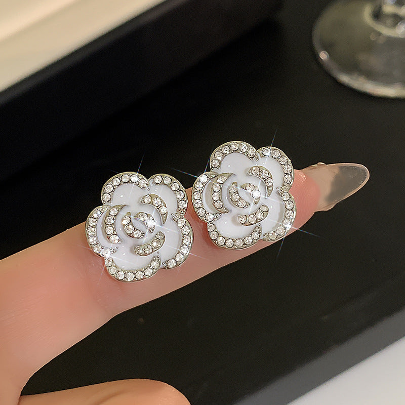 Women's Lovely Geometric Simple Flower Trendy Elegant Earrings