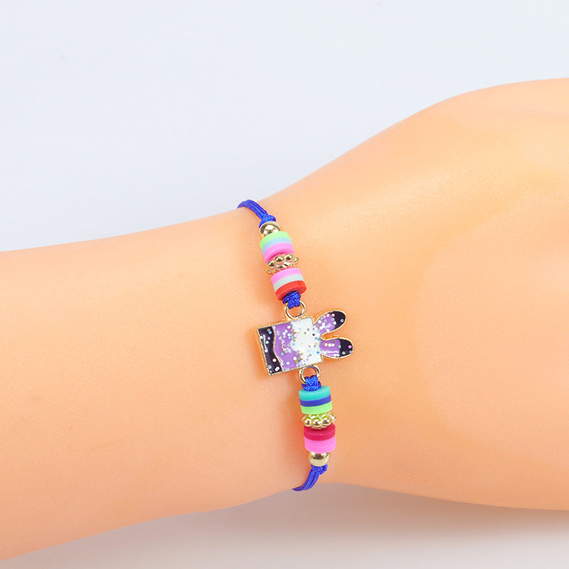 Children's Dinosaur Unicorn Pineapple Rainbow Cartoon Animal Bracelets