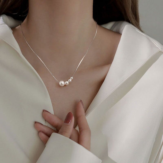 Women's Pearl Light Luxury Minority Design High-grade Necklaces