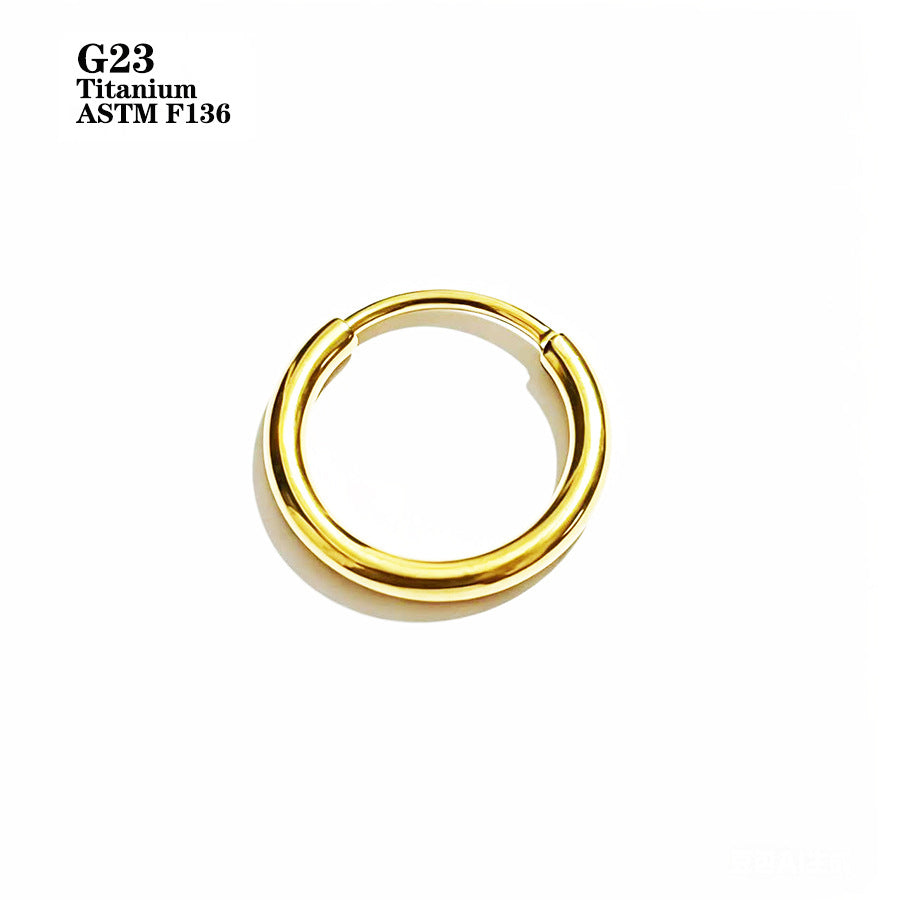 Titanium Alloy Simple Style Female Graceful Earrings