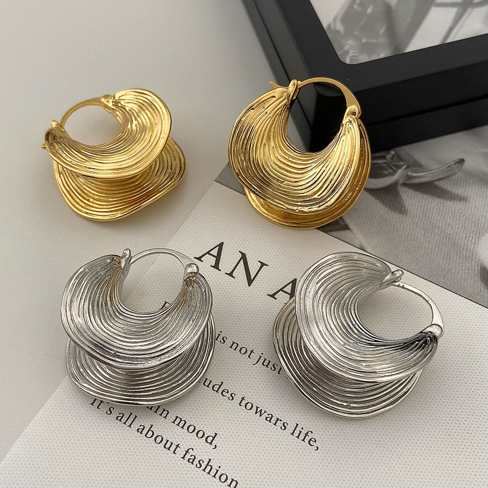Women's Shot Western Style Fashion Artistic Retro Irregular Earrings
