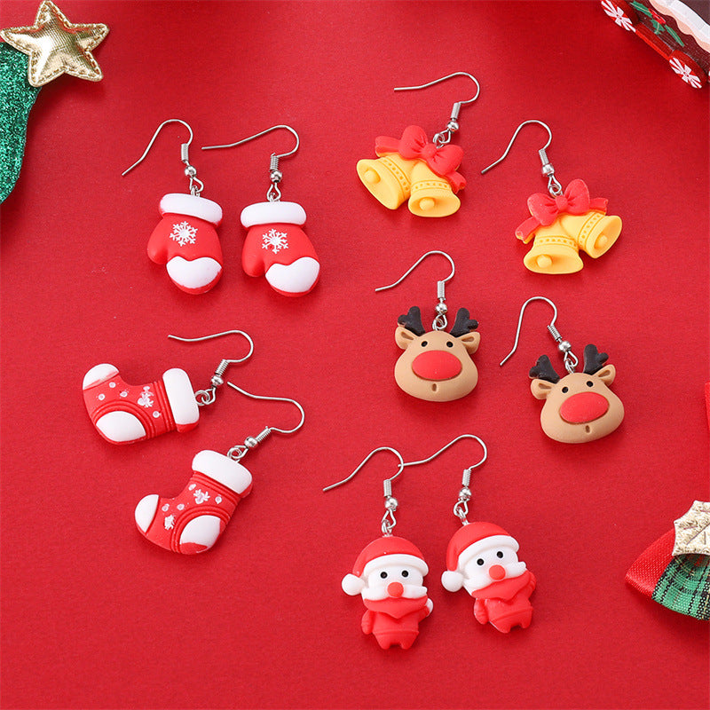 Creative Christmas Series Cute Fashion Exquisite Earrings