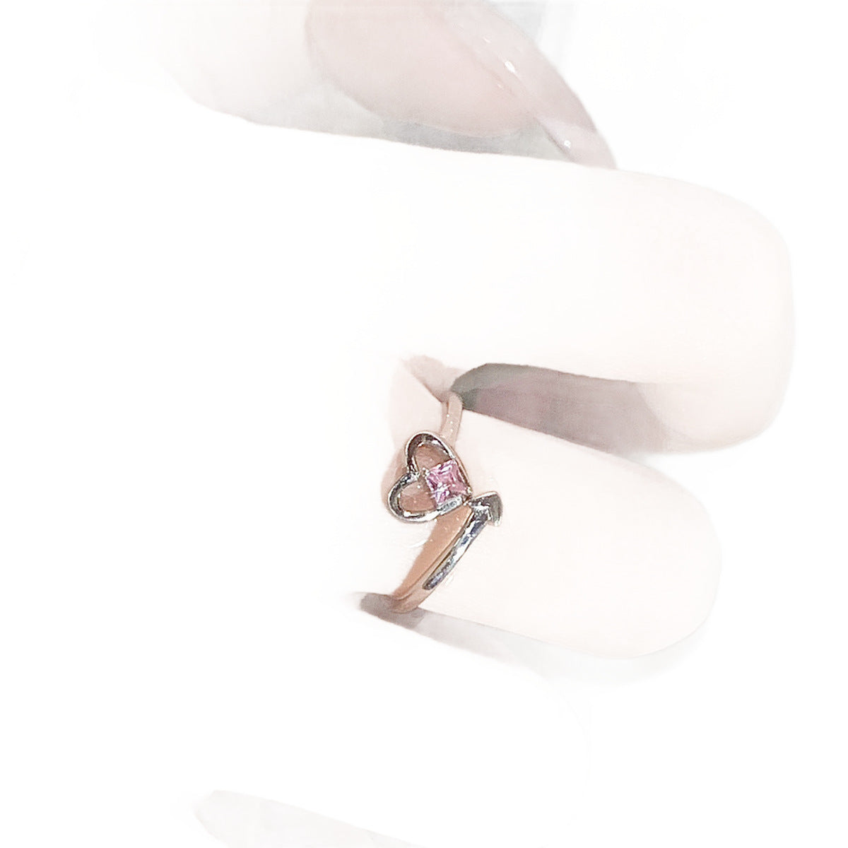 Love Simple Female Design Style Light Luxury High Sense Personalized Rings