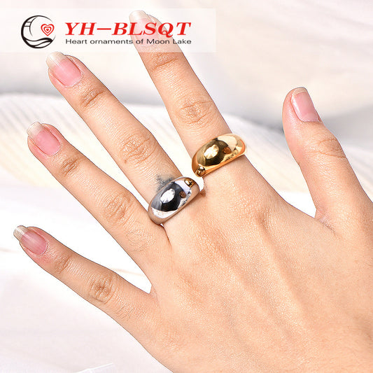 Retro Wide Version Big Female Index Finger Rings