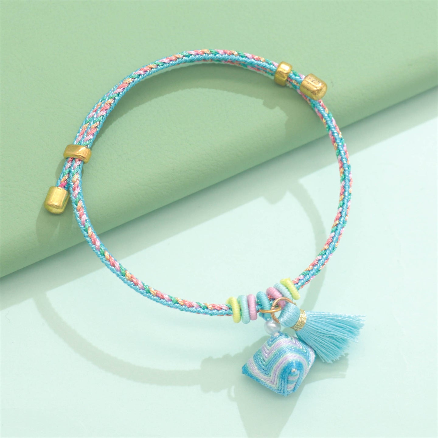 Children's Dragon Boat Festival Colorful Rope Tassel Bracelets