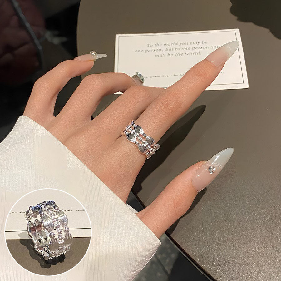Women's Style Temperament Water Drop Retro Stylish Rings