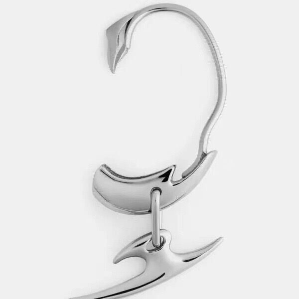 Women's & Men's Blade Fluid Lip Surface Decoration Rings