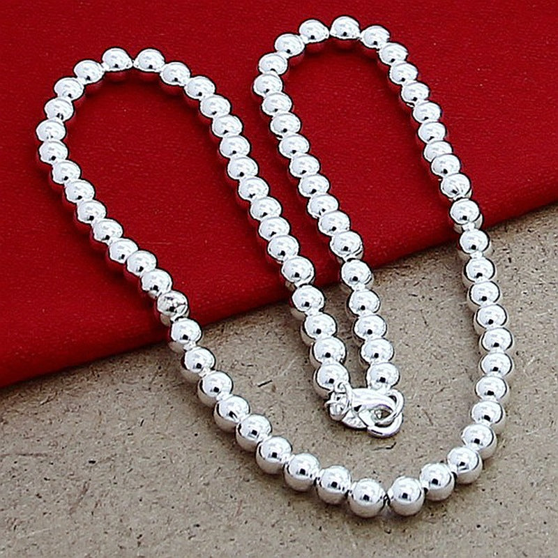 Pretty Ornament Sier Plated Buddha Beaded Necklaces