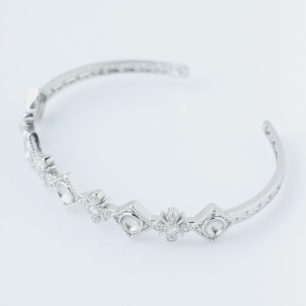 Frame Holder Transfer Beads Delicate Pearl Pot Cover Knob Bracelet