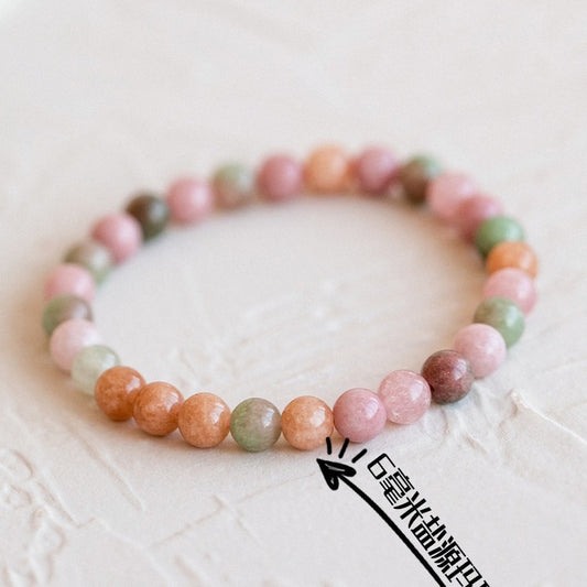 Style Colorful Agate Ancient Fresh Retro Sweet Bracelets