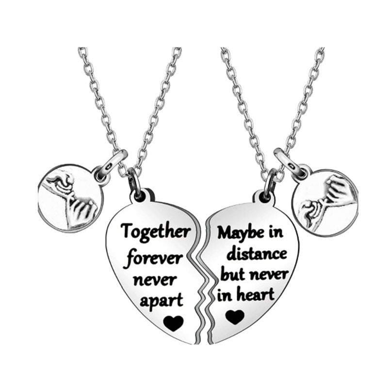 Pretty Trendy Stainless Steel Couple Gift Pendants