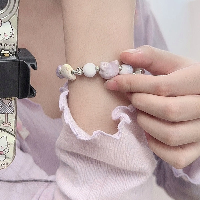 Women's Artistic Crafts Woven Chinese Style Girlfriends Bracelets