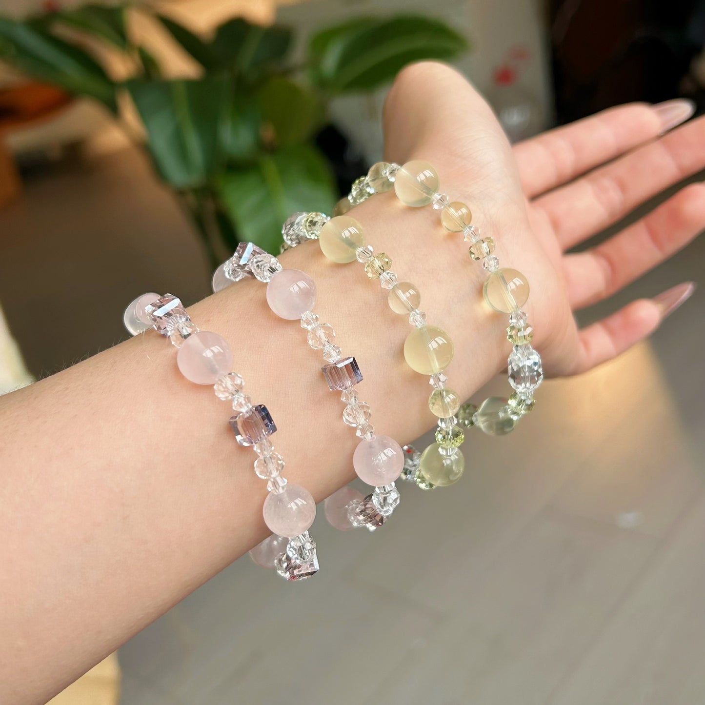 Citrine Purple Sugar With Crystal Exquisite Gentle Female Live Bracelets