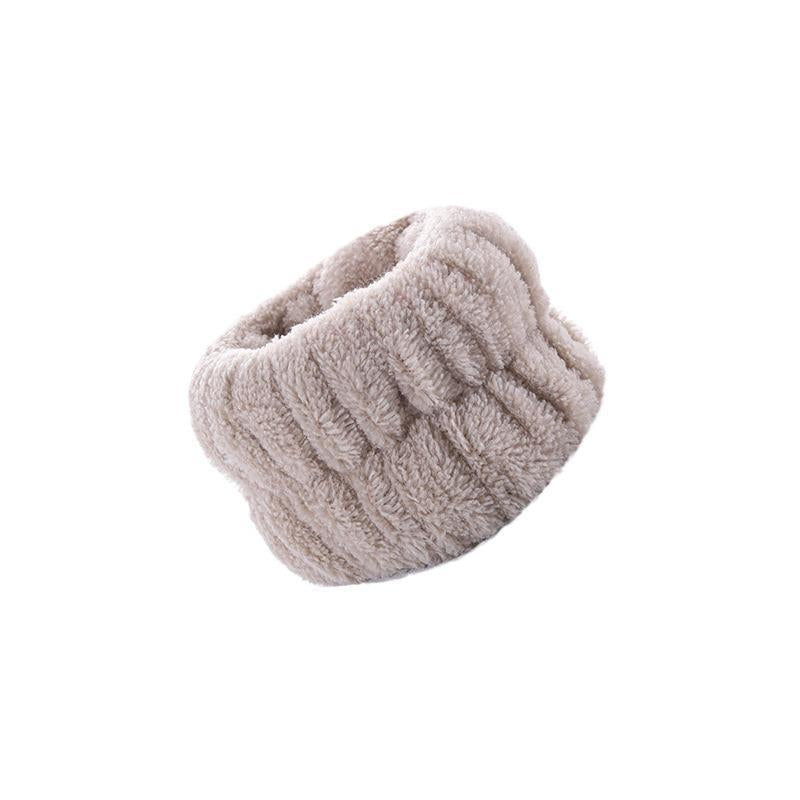 Women's Coral Fleece Absorbent Hair Band Wrist Bracelet