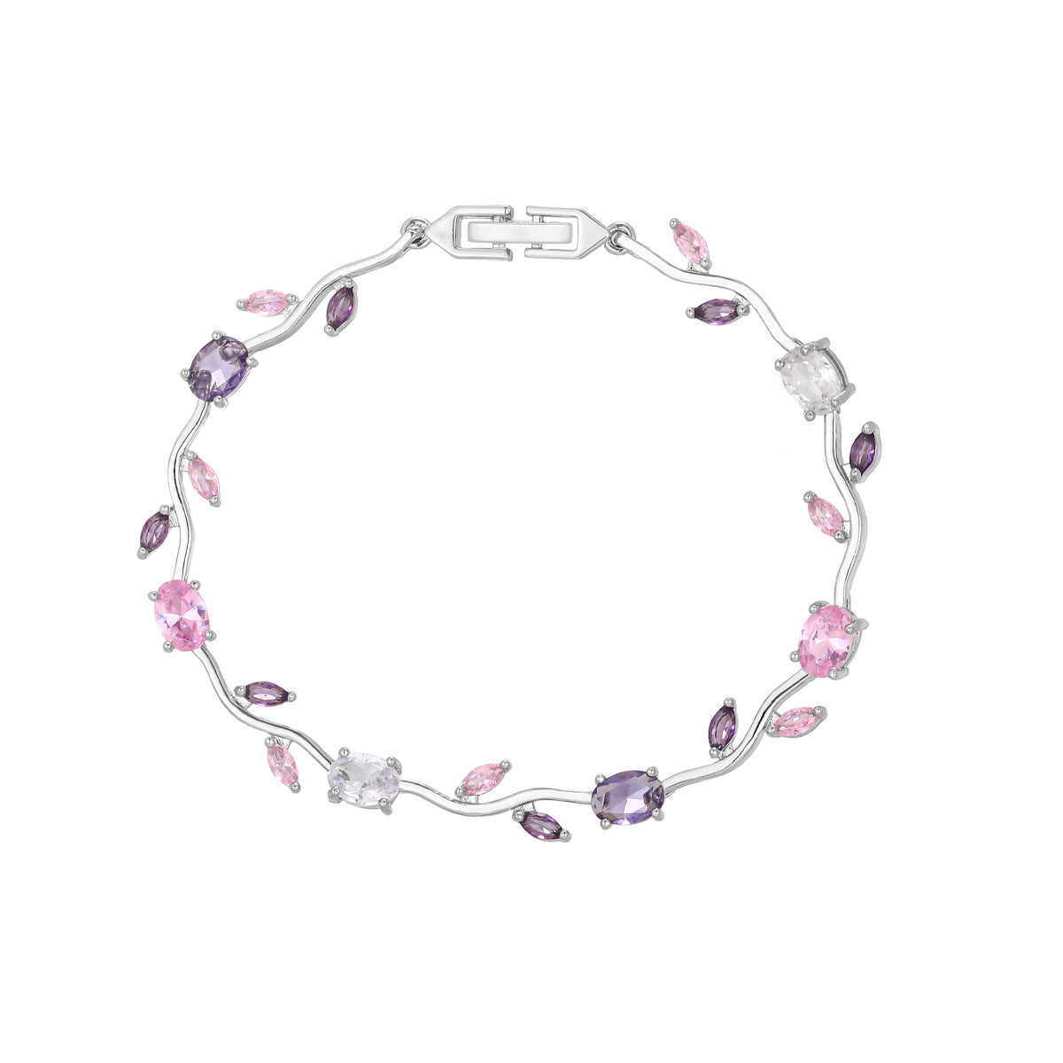 Luxury Style Quality Light Full Diamond Bracelet