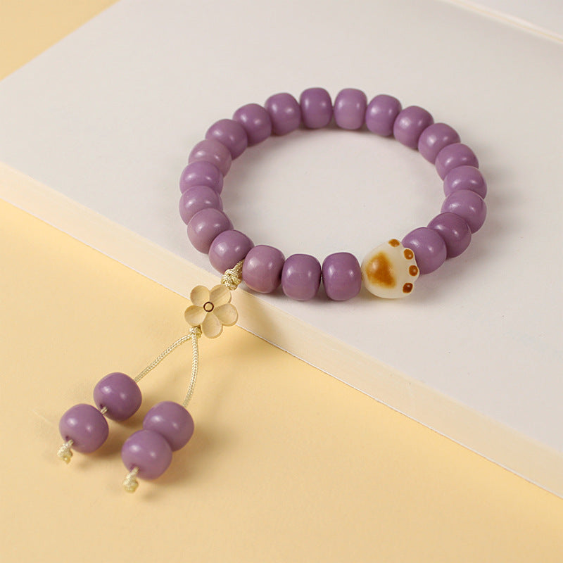 Bodhi Candy Color Single Circle Pliable Temperament High Throw Three Bracelets