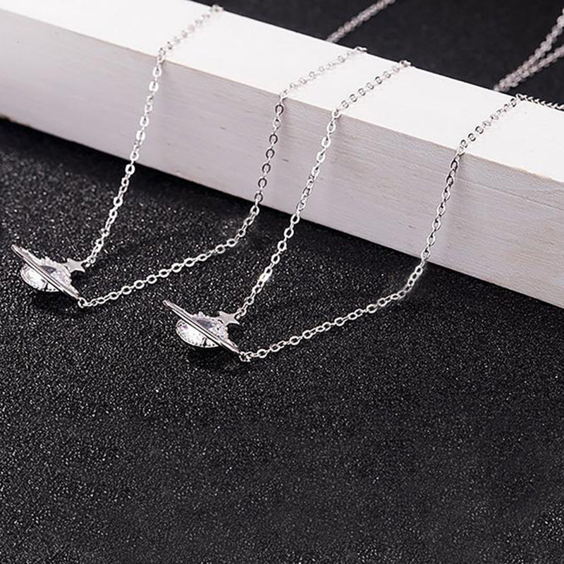 Sky Planets Simple Cold Style Five-pointed Pendants